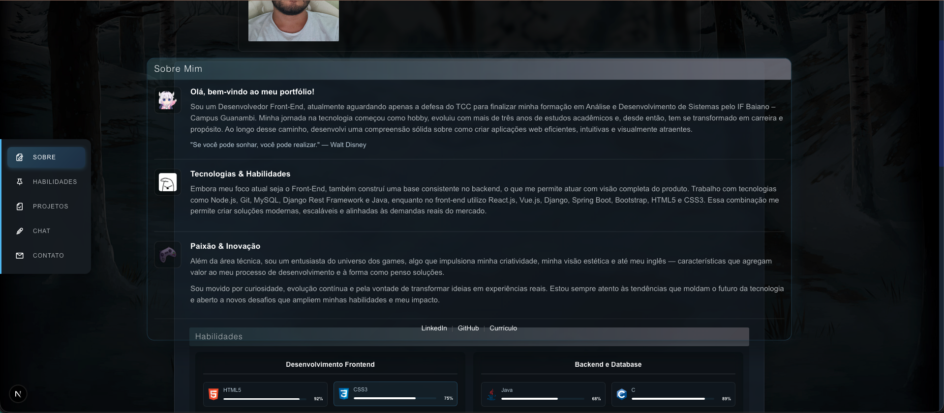 Portfolio Web Project Secondary